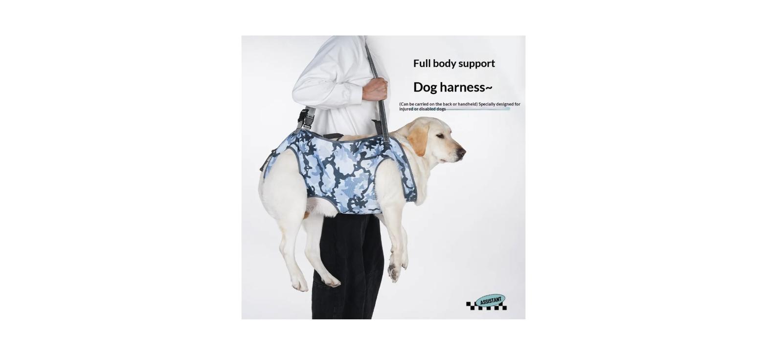 Pet Traction and Rehabilitation Support Harness